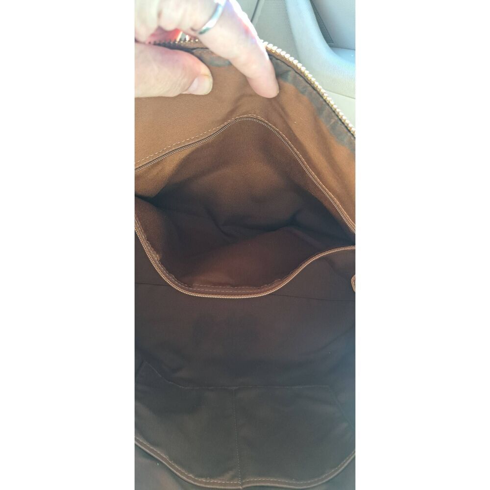 Coach Ava Tan Leather Purse Tote - Picture 7 of 9